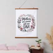 Mothers Are Woven Into Our DNA 吊り下げ型タペストリー (寝室)