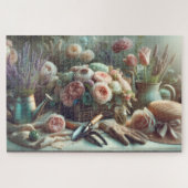 Mother's Bouquet Tools Gardener's Springtime Array ジグソーパズル (横)