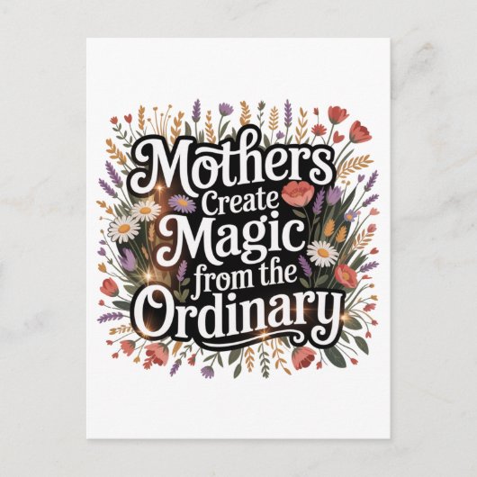 Mothers Create Magic From The Ordinary シーズンポストカード (正面)