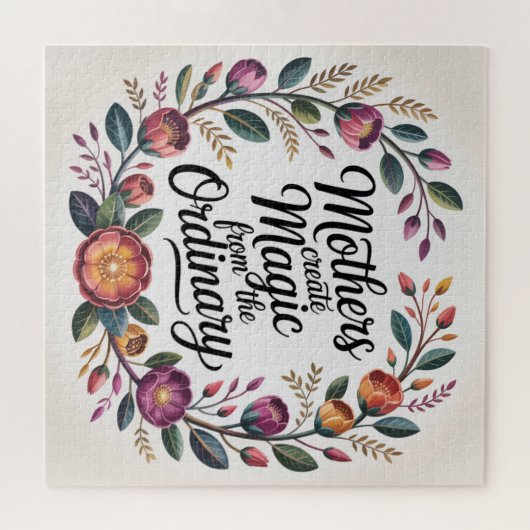 Mothers Create Magic From The Ordinary ジグソーパズル (横)