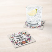 Mothers Create Magic From The Ordinary スクエアペーパーコースター (インサイチュ)