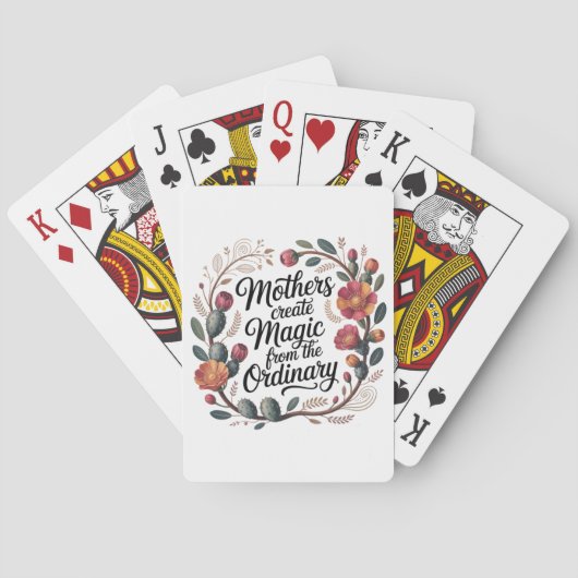 Mothers Create Magic From The Ordinary トランプ (裏面)