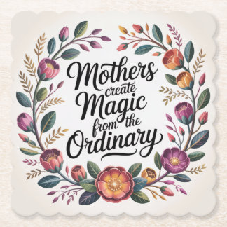 Mothers Create Magic From The Ordinary ペーパーコースター