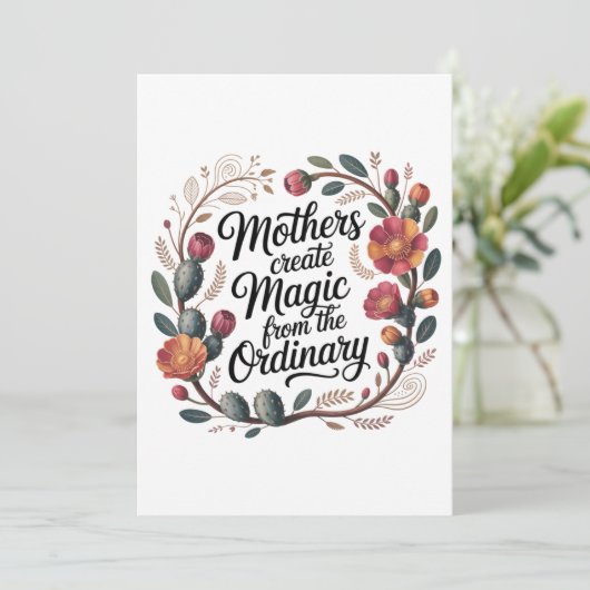 Mothers Create Magic From The Ordinary 招待状 (スタンド正面)