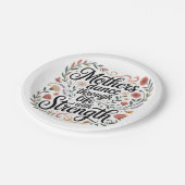 Mothers Dance Through Life With Strength ペーパープレート (アングル)