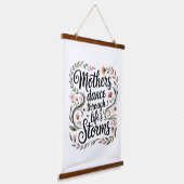 Mothers Dance Through Life's Storms 吊り下げ型タペストリー (傾斜あり)