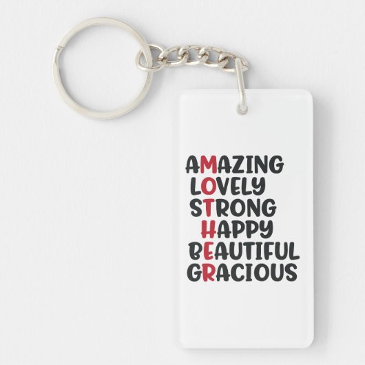 Mothers Dayの素晴らしいパーソナライズされた写真 キーホルダー (正面)