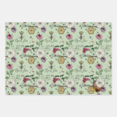 Mothers Dayフォトクイーンビー&ビーフローラ ラッピングペーパーシート (正面2)