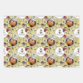 Mothers Dayフォトクイーンビー&ビーフローラ ラッピングペーパーシート (正面)