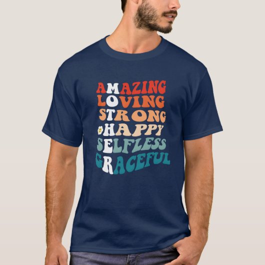 Mothers DayヴィンテージMOTHER頭字語の意味 Tシャツ (正面)