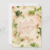 Mothers Day招待状&お知らせ花 招待状 (裏面)