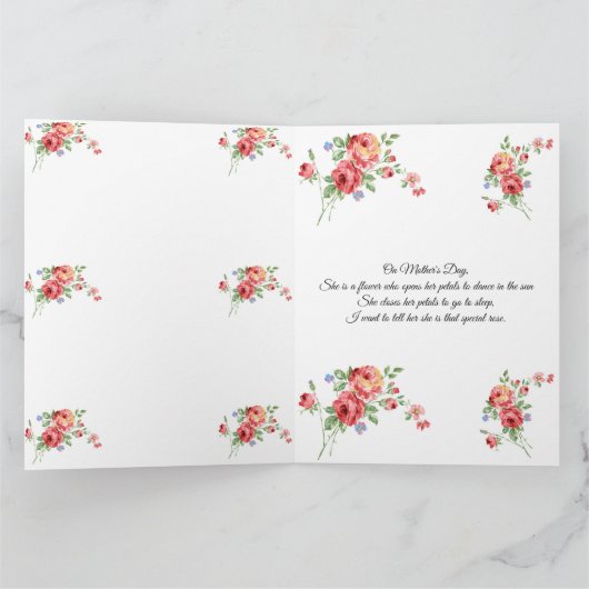 Mother's Day カード (内部)