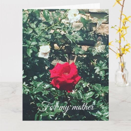 Mother's Day カード (黄色い花)