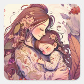 Mother's day  スクエアシール (正面)