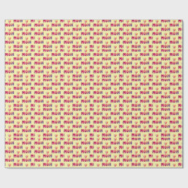 mothers day ラッピングペーパー