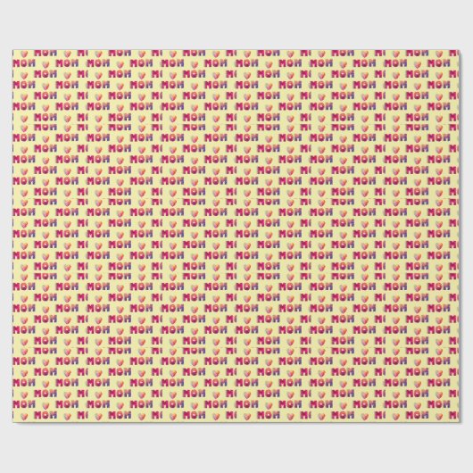 mothers day ラッピングペーパー (フラット)