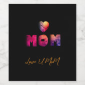 mothers day ワインラベル (シングルラベル)