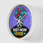 Mother's Day 10" Round Wall Clock 壁時計 (傾斜)