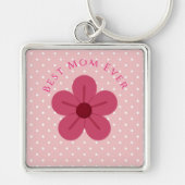 Mothers Day,Best Mom Ever, Elegant,Simple,Trendy キーホルダー (正面)