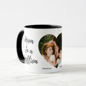 Mother's Day Best Mom Ever Personalized Photo マグカップ (正面左)