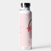 Mother's Day,Best Mom Ever, with Beautiful Flower  ウォーターボトル (右面)