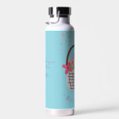 Mother's Day,Best Mom Ever, with Beautiful Flower ウォーターボトル (右面)