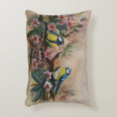 "Mothers Day Birds" Accent Pillow アクセントクッション (正面(垂直))