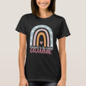 Mothers Day Blessed To Be Called Grammie Rainbow W Tシャツ (正面)
