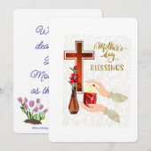 Mothers day Blessings シーズンカード (正面/裏面)