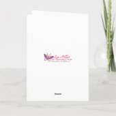  Mother's Day Blooming Cherry Blossoms Wall  カード (裏面)