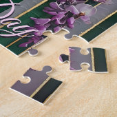  Mother's Day Blooming Wallpaper Violet Wisteria ジグソーパズル (側面)