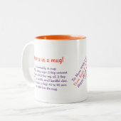 Mother's Day Brownie in a Mug ツートーンマグカップ (正面左)