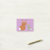 Mothers Day Bunniesノートを投稿パッド ポストイット (デスク上)