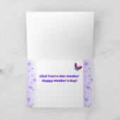 Mother's Day Butterflies カード (内部)