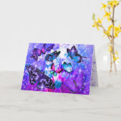 Mother's Day Butterflies カード (黄色い花)