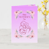 mothers day card カード (黄色い花)
