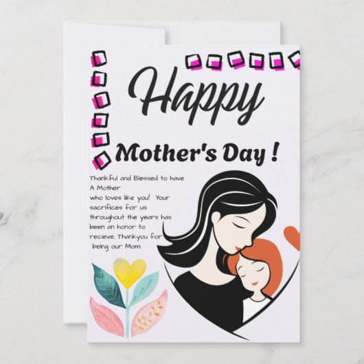 Mothers Day Card  カード (正面)