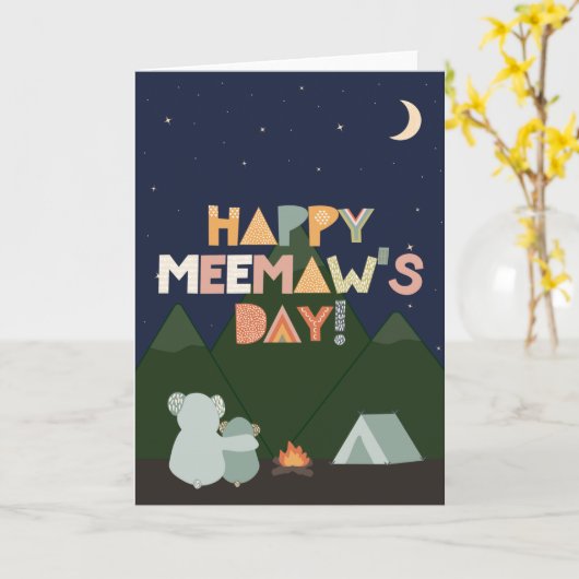 Mother's Day Card for Meemaw カード (黄色い花)
