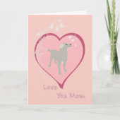 Mother's Day Card from your Dog カード (正面)