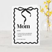 Mother's Day Card; Mom "Noun" カード (黄色い花)