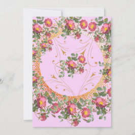 Mother's Day Card Vintage Flowers シーズンカード