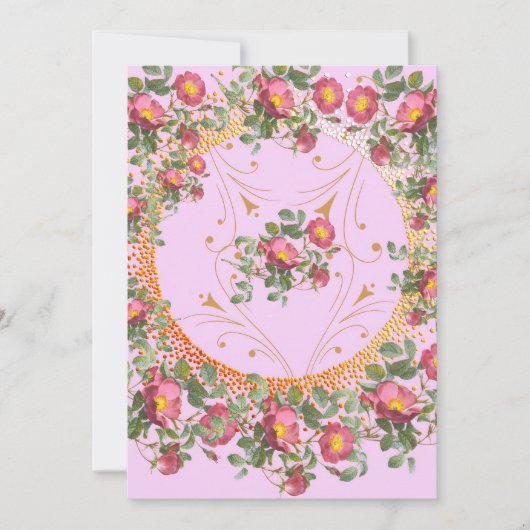 Mother's Day Card Vintage Flowers シーズンカード (正面)