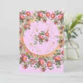 Mother's Day Card Vintage Flowers シーズンカード (スタンド正面)
