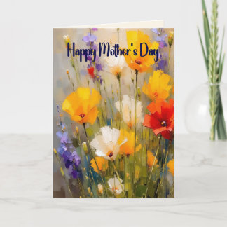 Mother's Day Card with Flowers カード