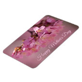 Mother's Day Cherry Blossoms Delicate Pink Bouquet マグネット (左側)