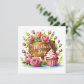 Mother's Day Cupcake and Roses  シーズンカード (スタンド正面)