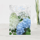 Mothers Day Custom Message Floral  招待状 (正面)