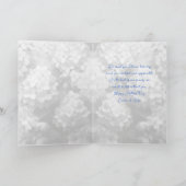 Mothers Day Custom Message Floral  招待状 (内部)