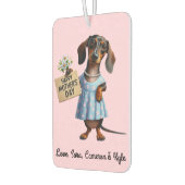Mother's Day Dachshund カーエアーフレッシュナー (左)
