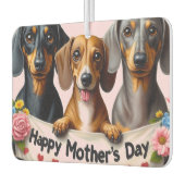 Mother's Day Dachshund カーエアーフレッシュナー (左)